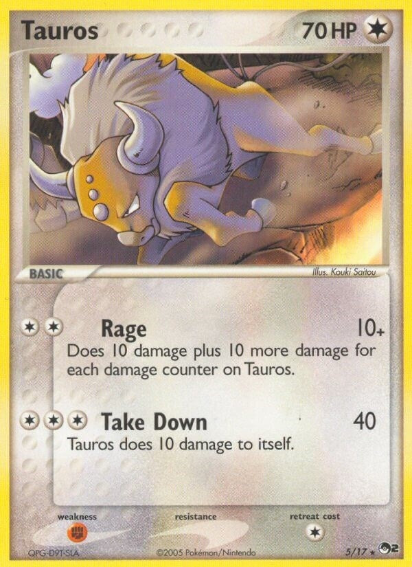 Image for Tauros (005/017) (POP Series 2) (POP) - Pokemon