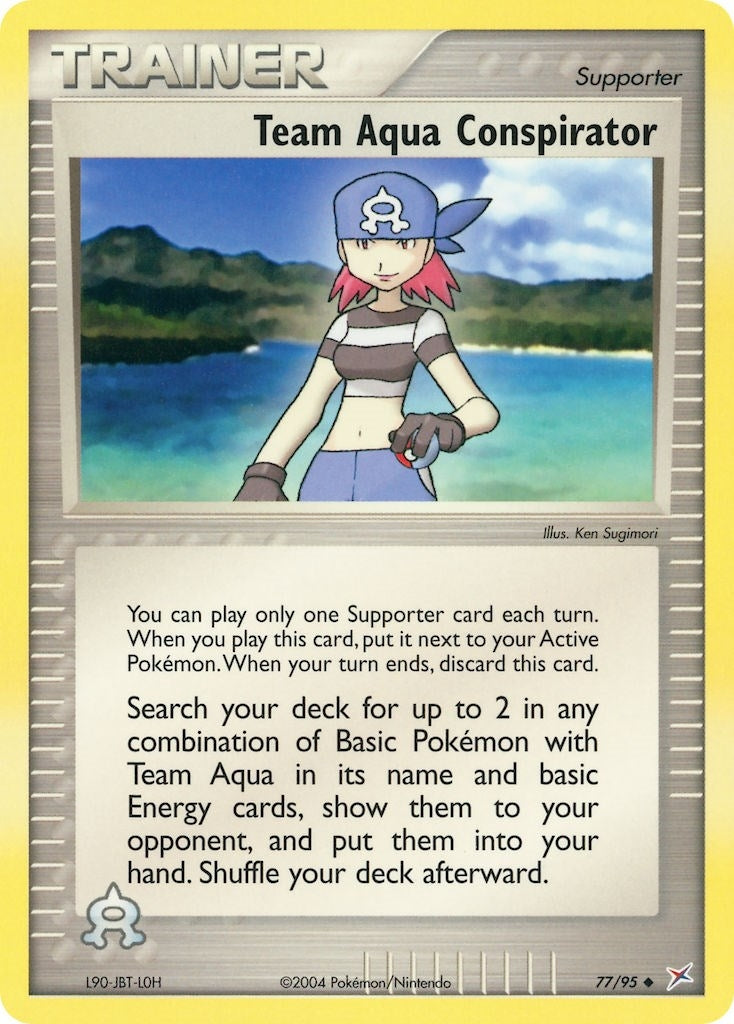 Image for Team Aqua Conspirator (77/95) (EX Team Magma vs Team Aqua) (MA) - Pokemon