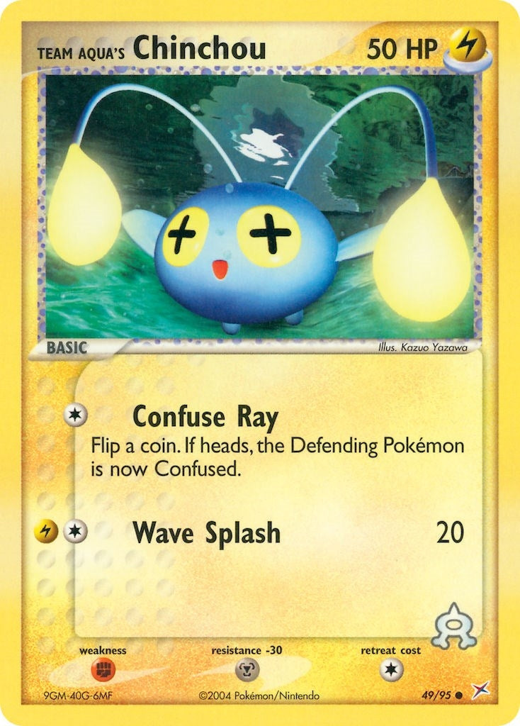 Image for Team Aqua's Chinchou (49/95) (EX Team Magma vs Team Aqua) (MA) - Pokemon
