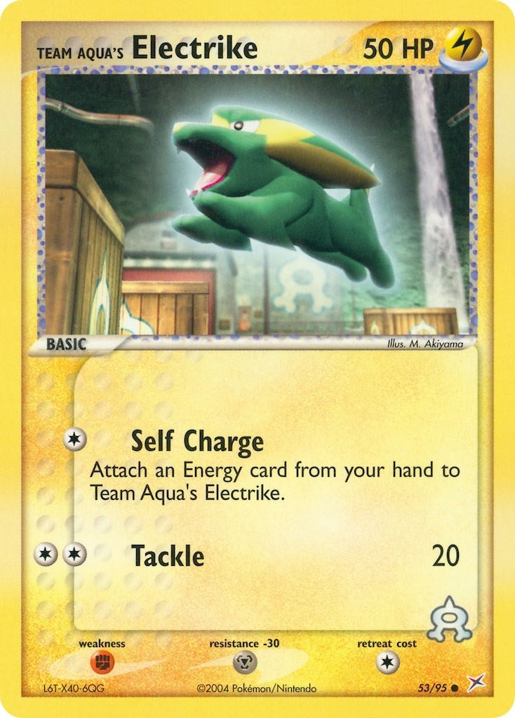 Image for Team Aqua's Electrike (53/95) (EX Team Magma vs Team Aqua) (MA) - Pokemon