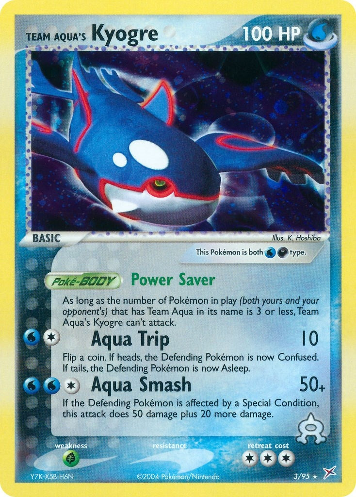 Image for Team Aqua's Kyogre (3/95) (EX Team Magma vs Team Aqua) (MA) - Pokemon