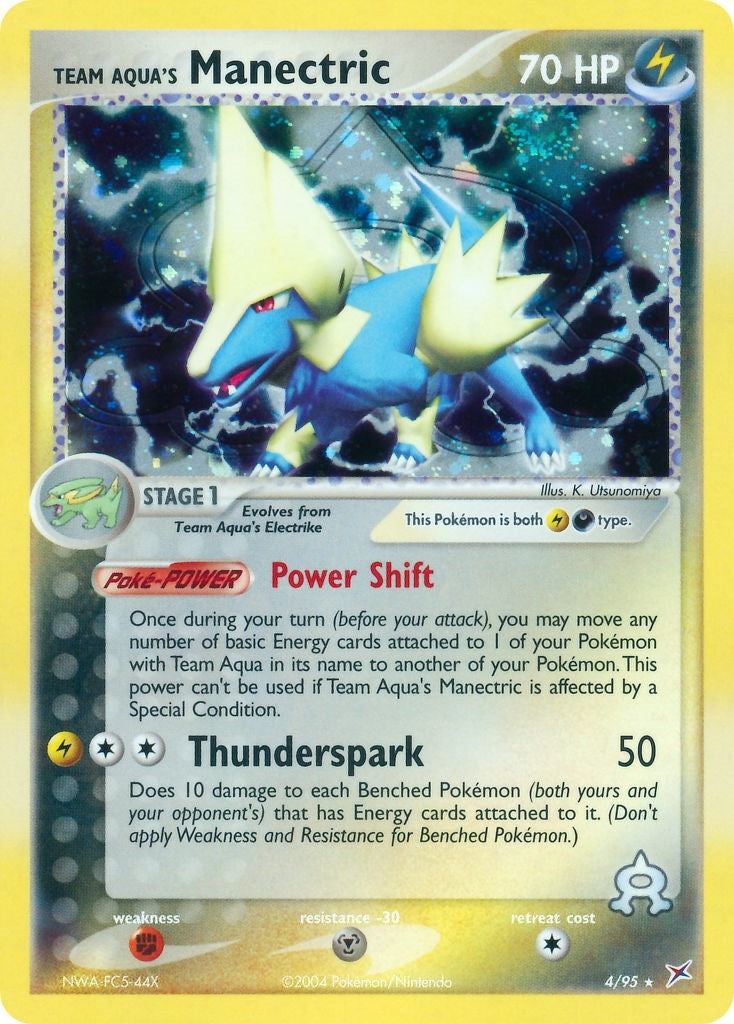 Image for Team Aqua's Manectric (4/95) (EX Team Magma vs Team Aqua) (MA) - Pokemon