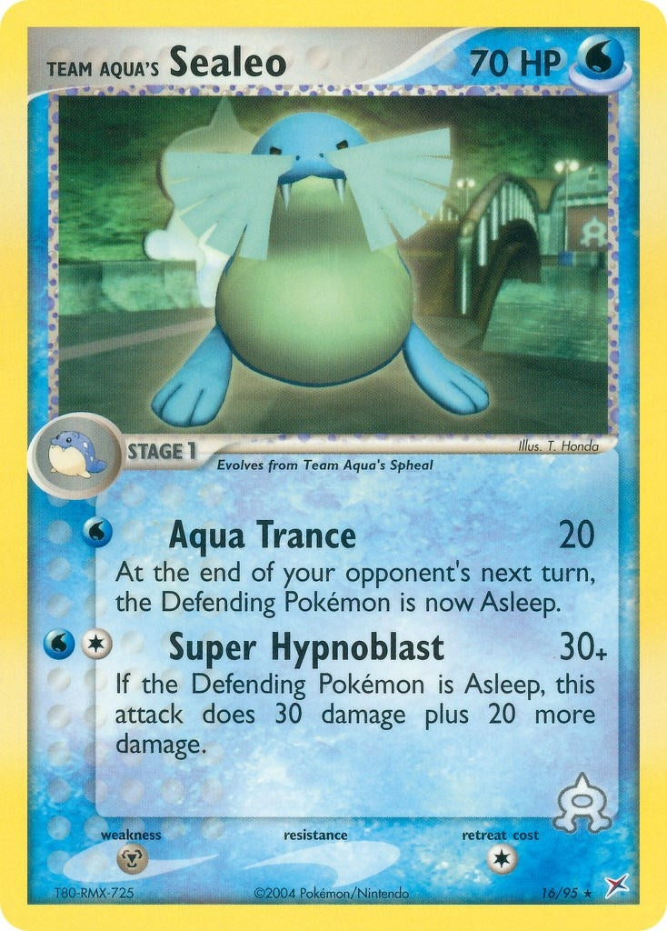 Image for Team Aqua's Sealeo (16/95) (EX Team Magma vs Team Aqua) (MA) - Pokemon