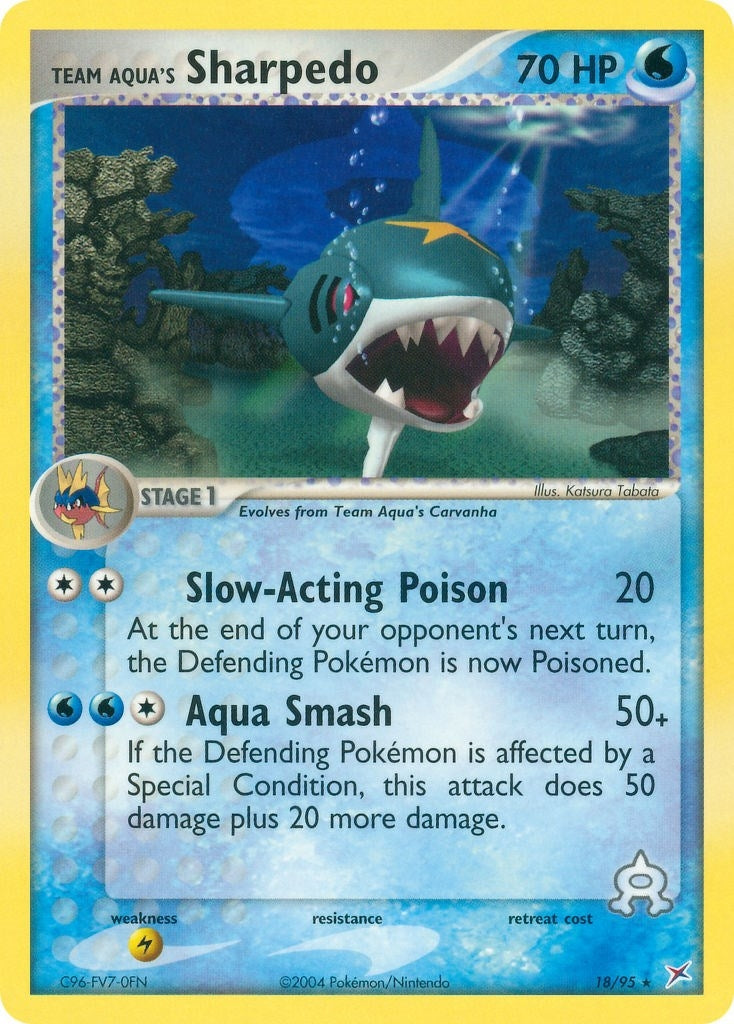 Image for Team Aqua's Sharpedo (18/95) (EX Team Magma vs Team Aqua) (MA) - Pokemon