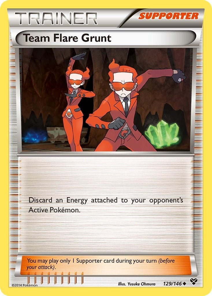Image for Team Flare Grunt (129/146) (XY Base Set) (XY) - Pokemon
