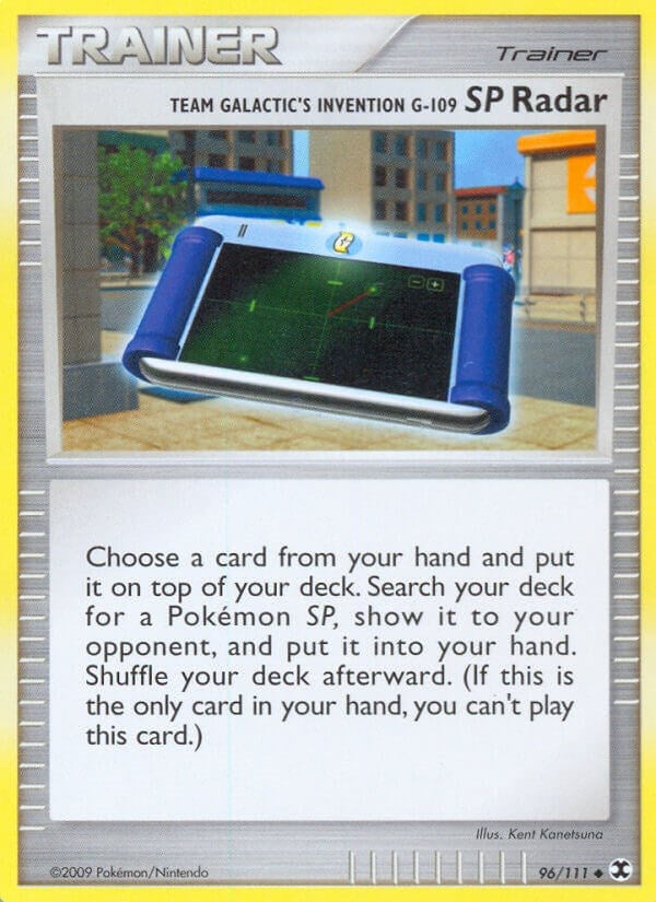 Image for Team Galactic's Invention G-109 SP Radar (96/111) (Rising Rivals) (RR) - Pokemon