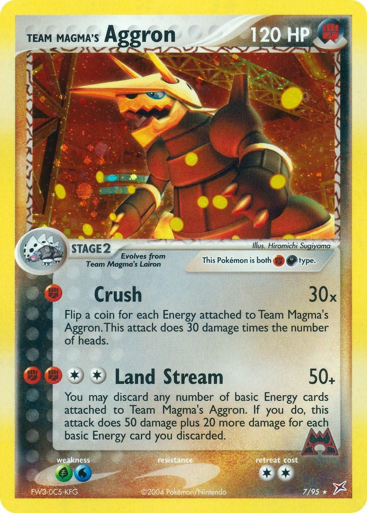 Image for Team Magma's Aggron (7/95) (EX Team Magma vs Team Aqua) (MA) - Pokemon