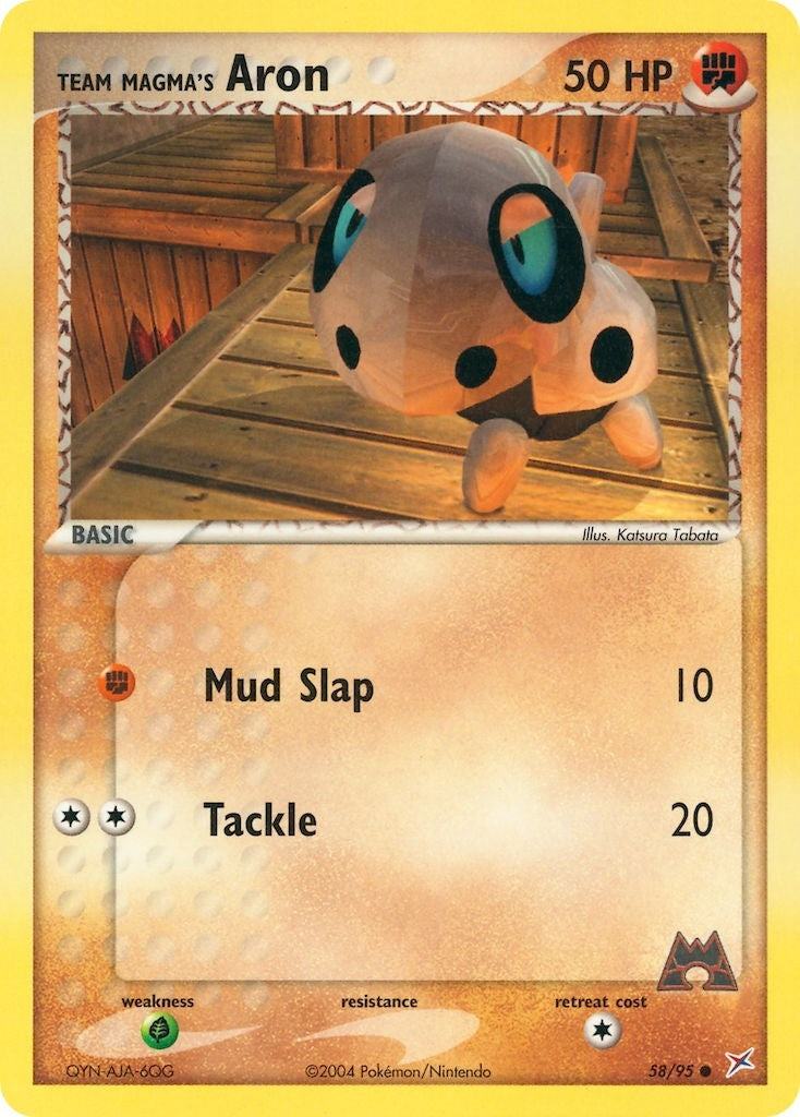 Image for Team Magma's Aron (58/95) (EX Team Magma vs Team Aqua) (MA) - Pokemon