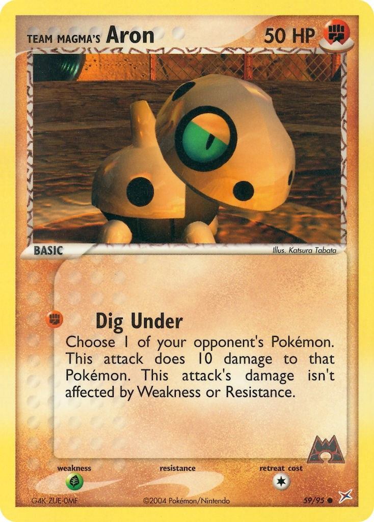 Image for Team Magma's Aron (59/95) (EX Team Magma vs Team Aqua) (MA) - Pokemon