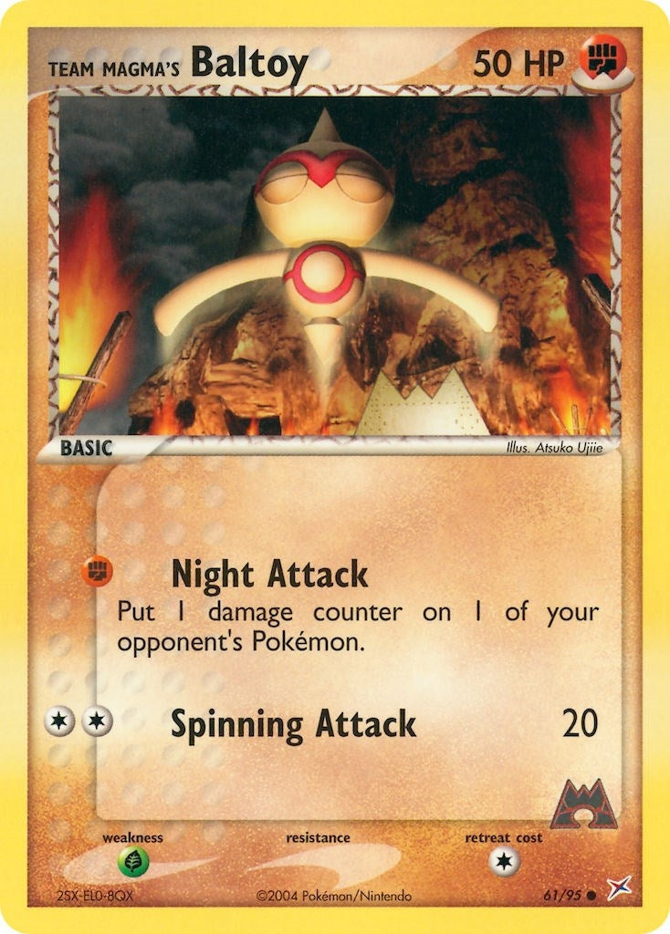Image for Team Magma's Baltoy (61/95) (EX Team Magma vs Team Aqua) (MA) - Pokemon