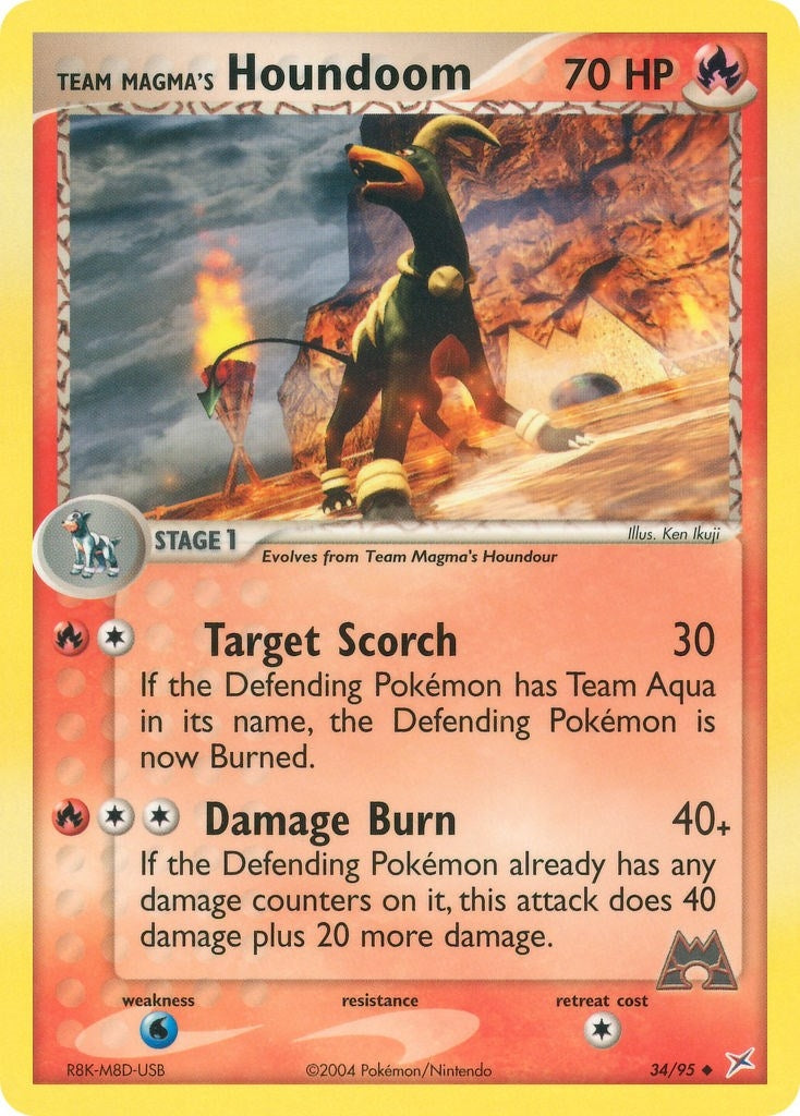 Image for Team Magma's Houndoom (34/95) (EX Team Magma vs Team Aqua) (MA) - Pokemon