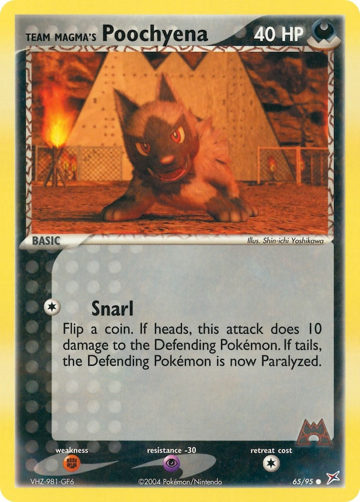 Image for Team Magma's Poochyena (65/95) (EX Team Magma vs Team Aqua) (MA) - Pokemon