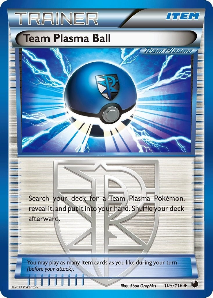 Image for Team Plasma Ball (Team Plasma) (105/116) (Plasma Freeze) (PLF) - Pokemon