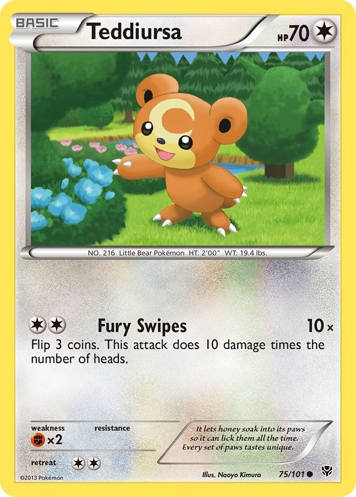 Image for Teddiursa (75/101) (Plasma Blast) (PLB) - Pokemon
