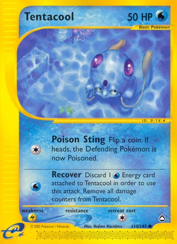 Image for Tentacool (113/147) (Aquapolis) (AQ) - Pokemon