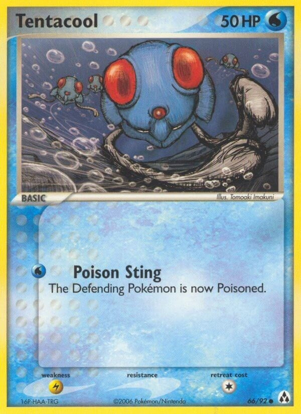 Image for Tentacool (66/92) (EX Legend Maker) (LM) - Pokemon