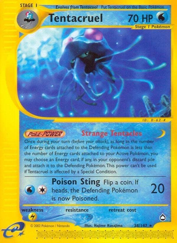 Image for Tentacruel (038/147) (Aquapolis) (AQ) - Pokemon