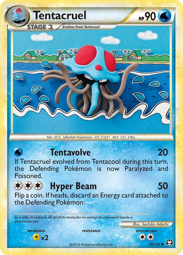 Image for Tentacruel (50/102) (Triumphant) (TM) - Pokemon