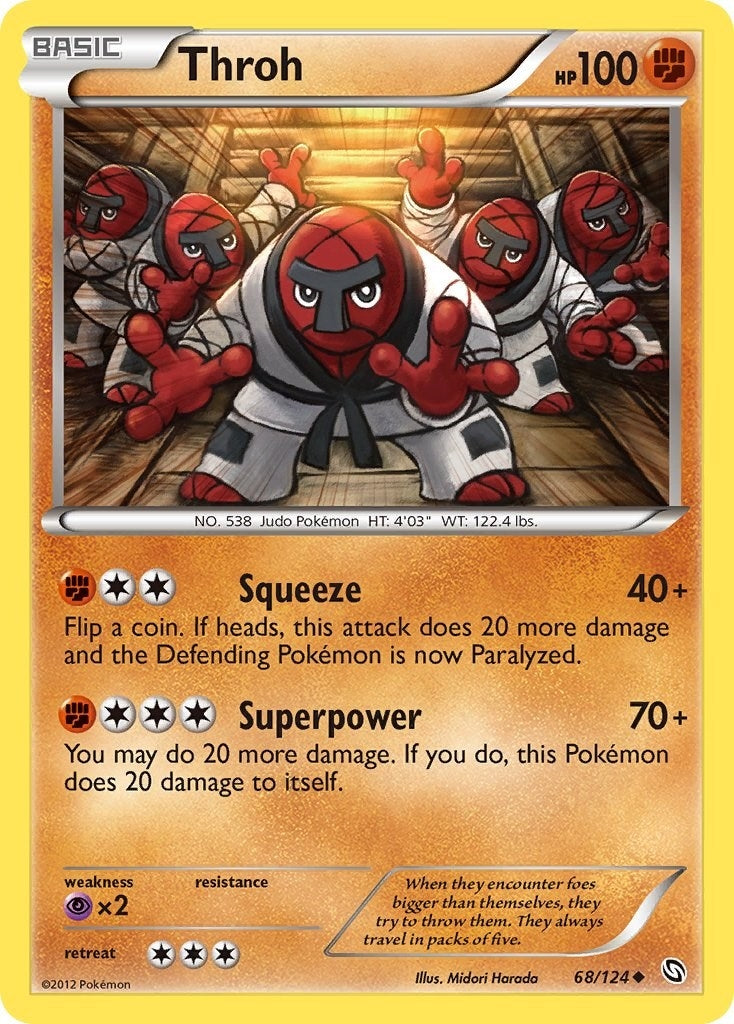 Image for Throh (68/124) (Dragons Exalted) (DRX) - Pokemon