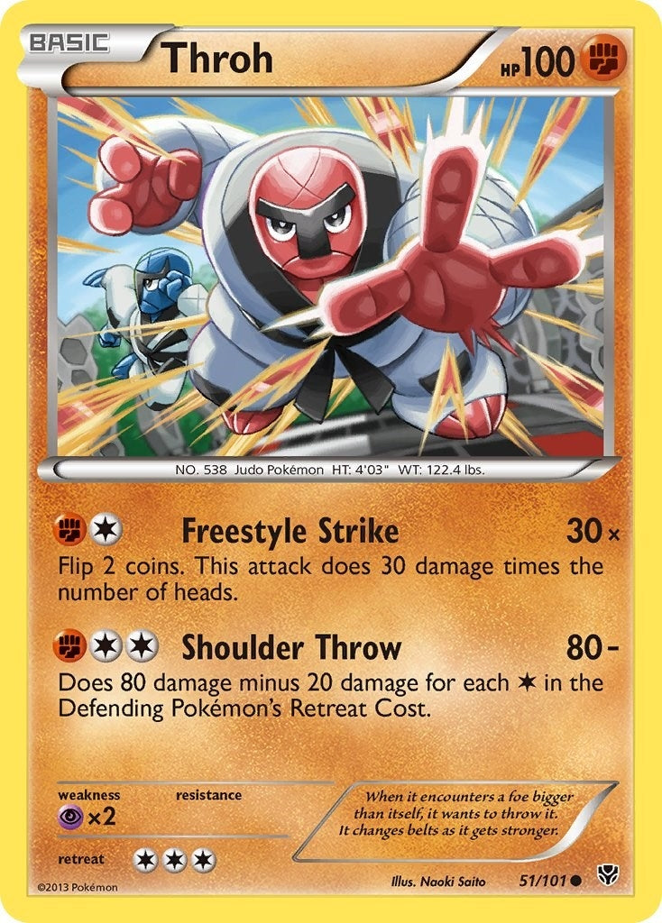 Image for Throh (51/101) (Plasma Blast) (PLB) - Pokemon