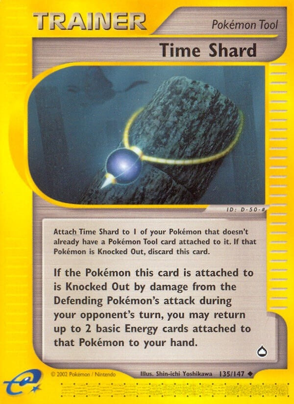 Image for Time Shard (135/147) (Aquapolis) (AQ) - Pokemon