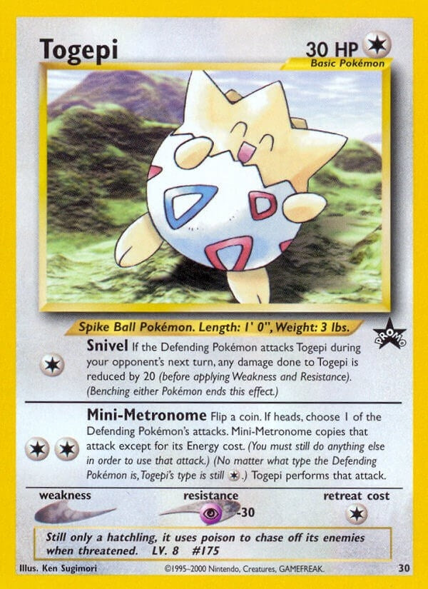 Image for Togepi (30/53) (WoTC Promo) (PR) - Pokemon