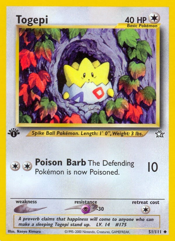 Image for Togepi (051/111) (Neo Genesis) (N1) - Pokemon