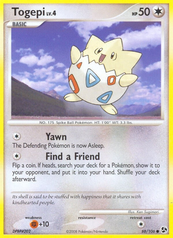 Image for Togepi (88/106) (Great Encounters) (GE) - Pokemon