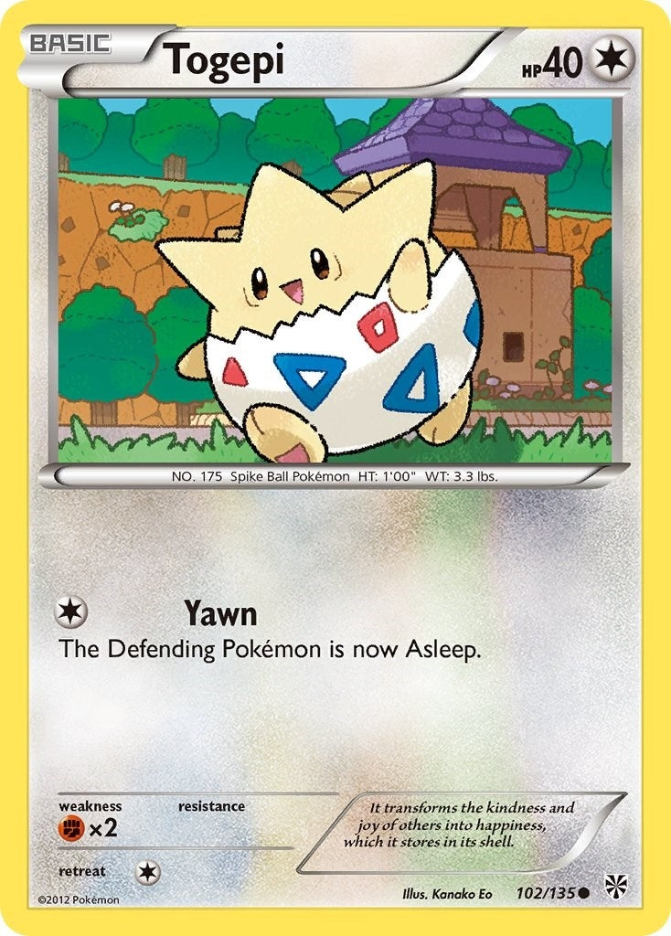 Image for Togepi (102/135) (Plasma Storm) (PLS) - Pokemon