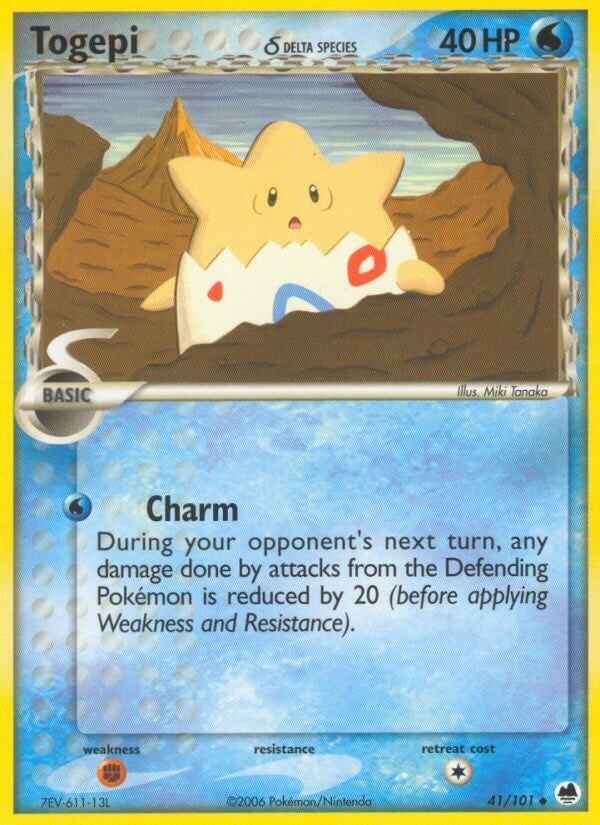 Image for Togepi (Delta Species) (41/101) (EX Dragon Frontiers) (DF) - Pokemon