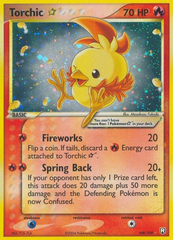 Image for Torchic Star (108/109) (EX Team Rocket Returns) (RR) - Pokemon