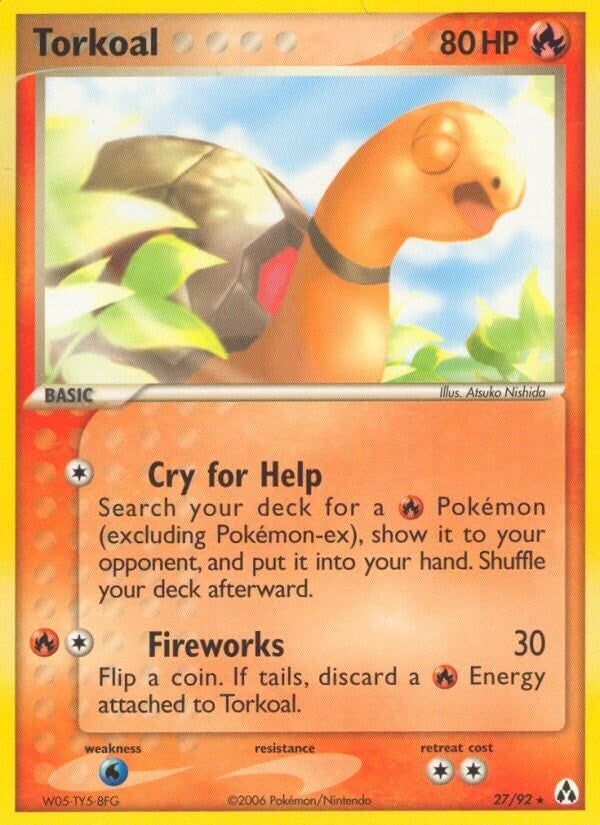 Image for Torkoal (27/92) (EX Legend Maker) (LM) - Pokemon