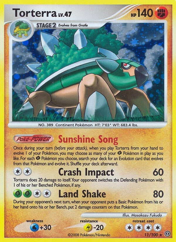 Image for Torterra (11/100) (Stormfront) (SF) - Pokemon