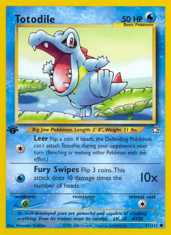 Image for Totodile (81) (081/111) (Neo Genesis) (N1) - Pokemon