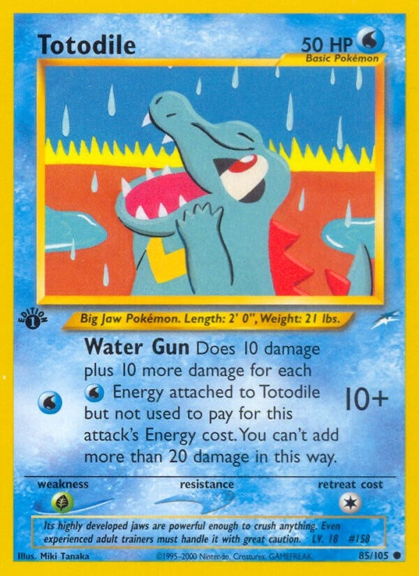 Image for Totodile (085/105) (Neo Destiny) (N4) - Pokemon