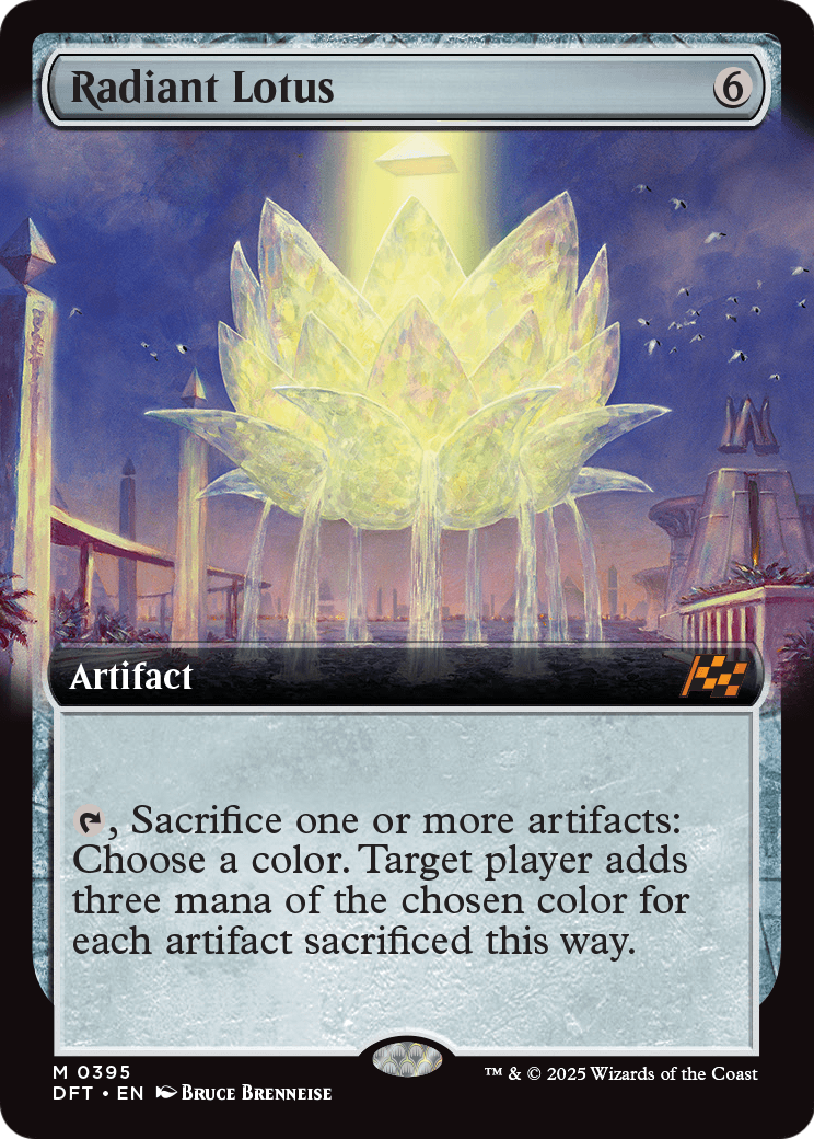 Radiant Lotus (Extended Art) (DFT-395) [Aetherdrift]