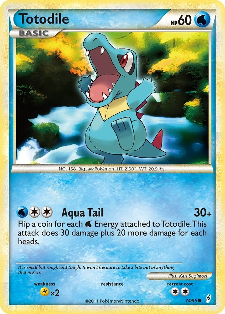 Image for Totodile (74/95) (Call of Legends) (CL) - Pokemon