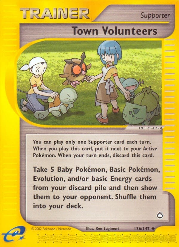 Image for Town Volunteers (136/147) (Aquapolis) (AQ) - Pokemon