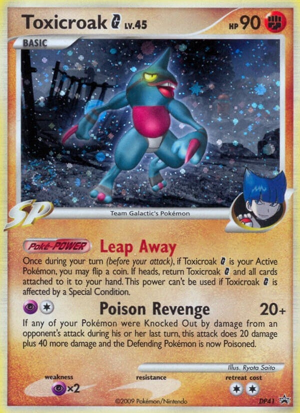 Image for Toxicroak G - DP41 (DP41) (Diamond and Pearl Promos) (PR) - Pokemon