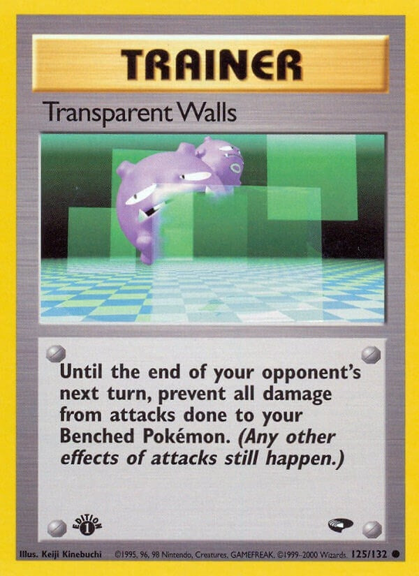 Image for Transparent Walls (125/132) (Gym Challenge) (G2) - Pokemon