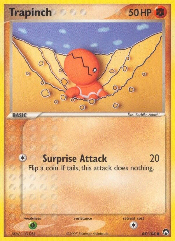 Image for Trapinch (68/108) (EX Power Keepers) (PK) - Pokemon