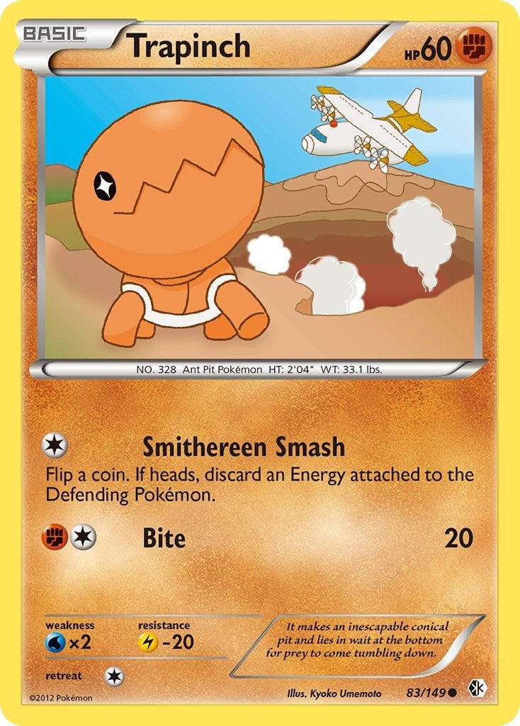 Image for Trapinch (83/149) (Boundaries Crossed) (BCR) - Pokemon