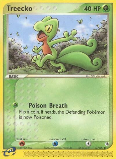 Image for Treecko (75/109) (EX Ruby and Sapphire) (RS) - Pokemon