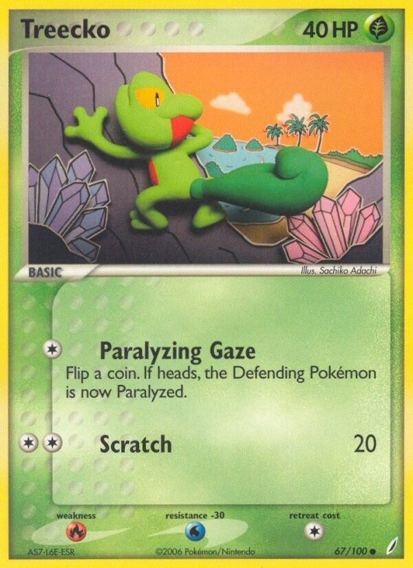 Image for Treecko (67/100) (EX Crystal Guardians) (CG) - Pokemon