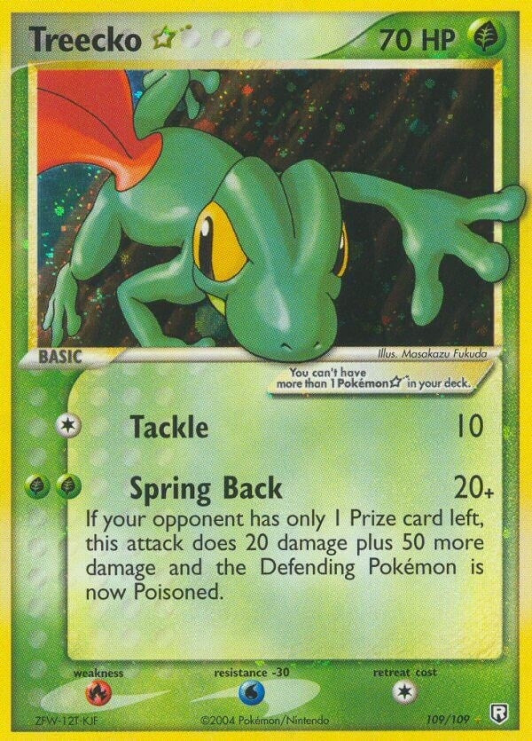 Image for Treecko Star (109/109) (EX Team Rocket Returns) (RR) - Pokemon