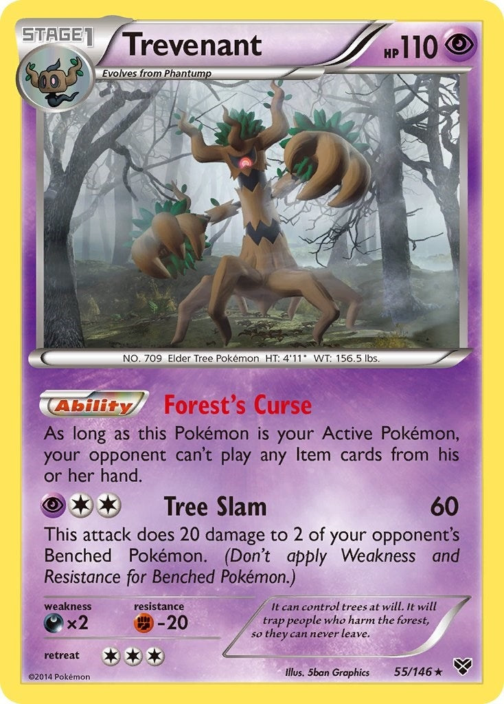 Image for Trevenant (55/146) (XY Base Set) (XY) - Pokemon