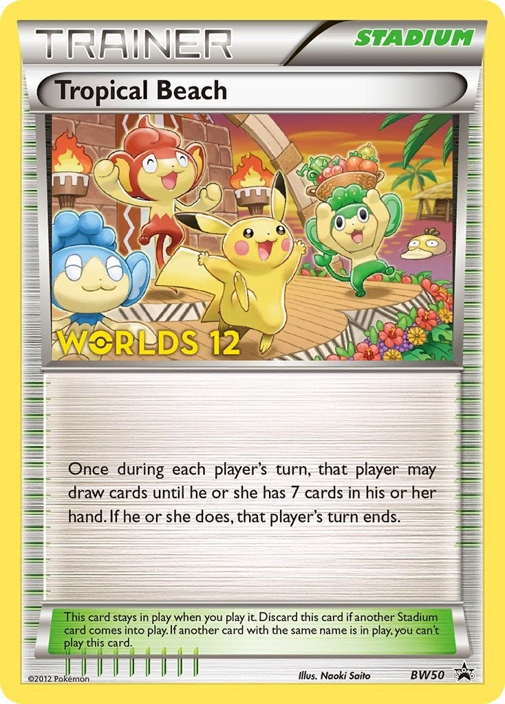 Image for Tropical Beach - BW50 (Worlds 12) (BW50) (Black and White Promos) (PR) - Pokemon