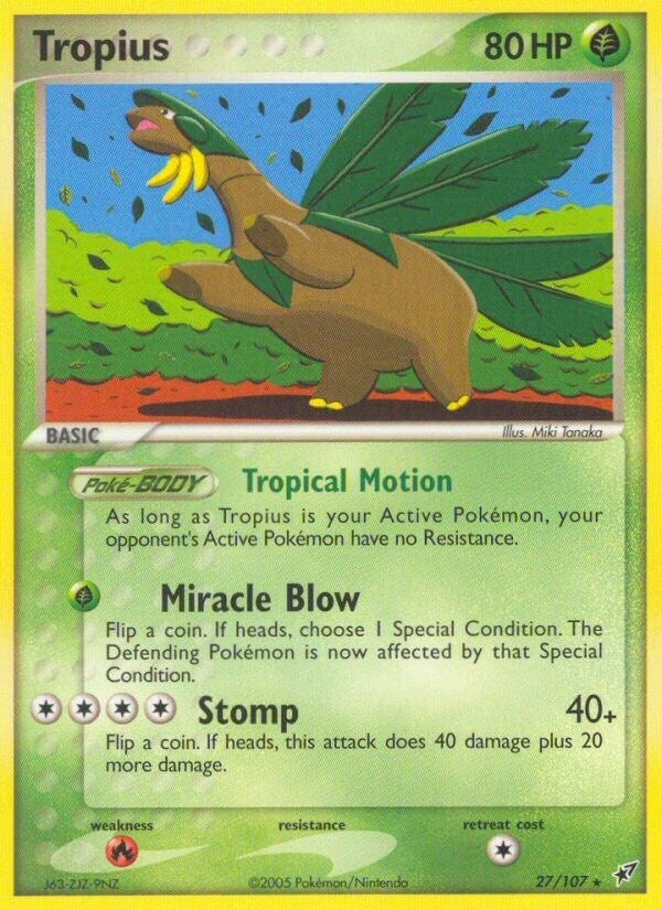 Image for Tropius (27/107) (EX Deoxys) (DX) - Pokemon