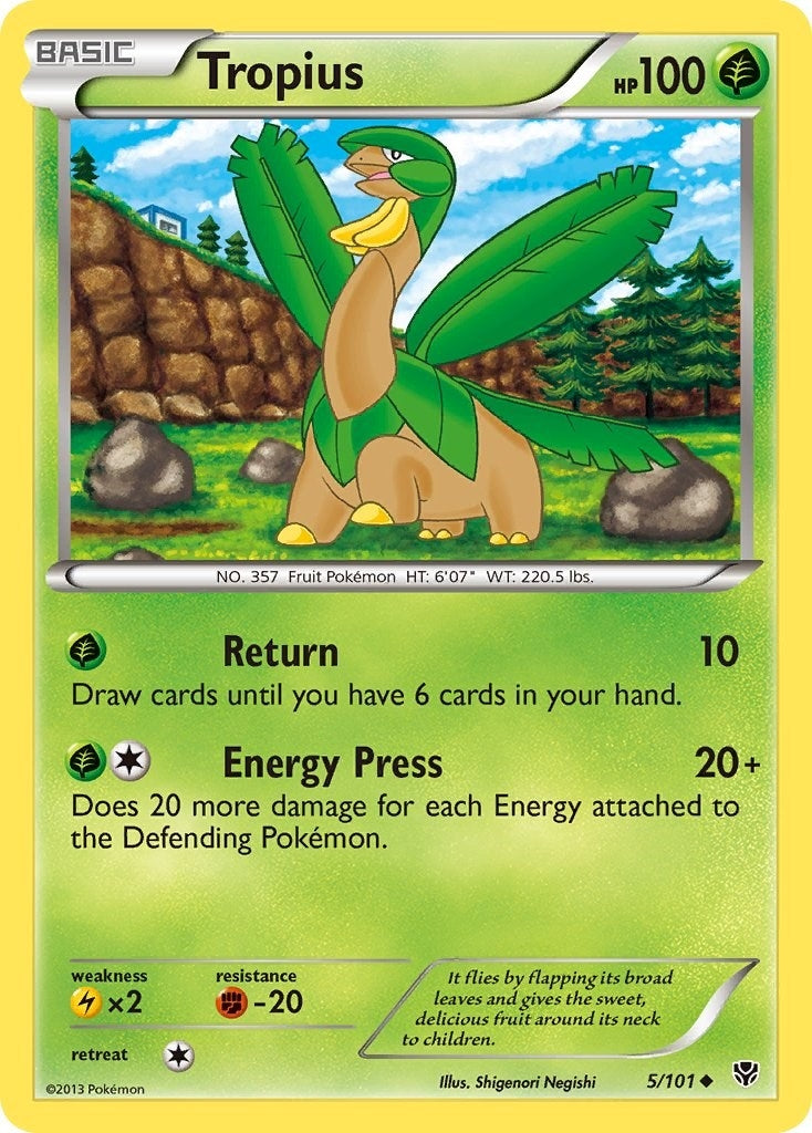 Image for Tropius (5/101) (Plasma Blast) (PLB) - Pokemon