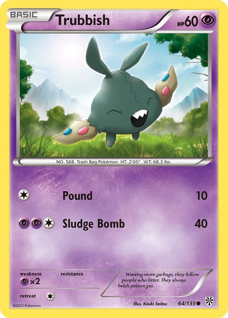 Image for Trubbish (64) (64/135) (Plasma Storm) (PLS) - Pokemon